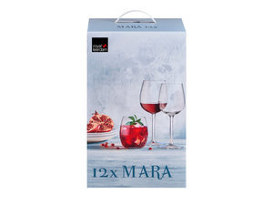 Набор фужеров вино, вода Mara 12 предметов