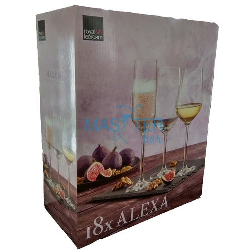 Набор фужеров вино, вода, шампанское Alexa 18предметов