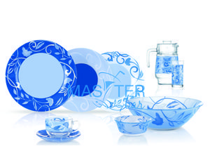 Набор посуды Plentitude Blue 46 предмет