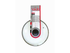Vari / Крышка для сковороды D22см, с металлическим ободом и пароотводом