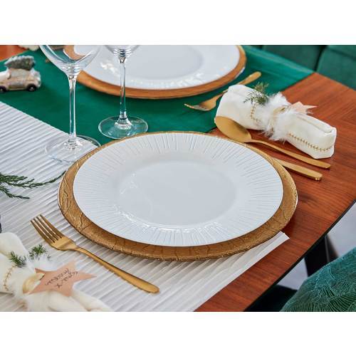 Обеденная тарелка LUMINIS WHITE 28 см