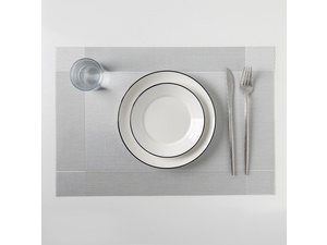 Салфетка кухонная «Шахматы», 45×30 см, цвет серый
