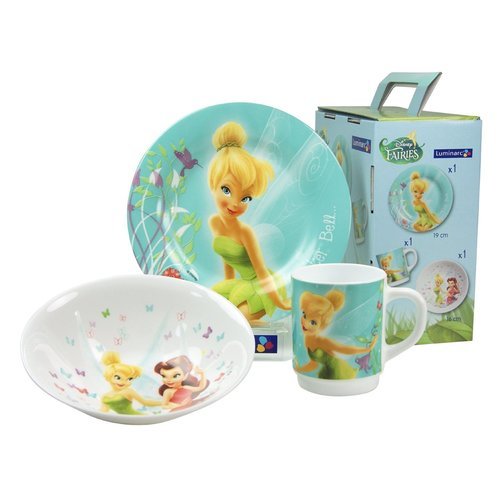 Детский набор посуды Disney Феи 3пр
